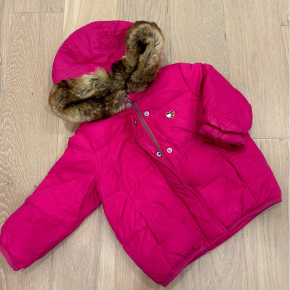 Toddler Girl Tommy Hilfiger Coat - Picture 1 of 5